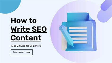 How to Write an SEO.